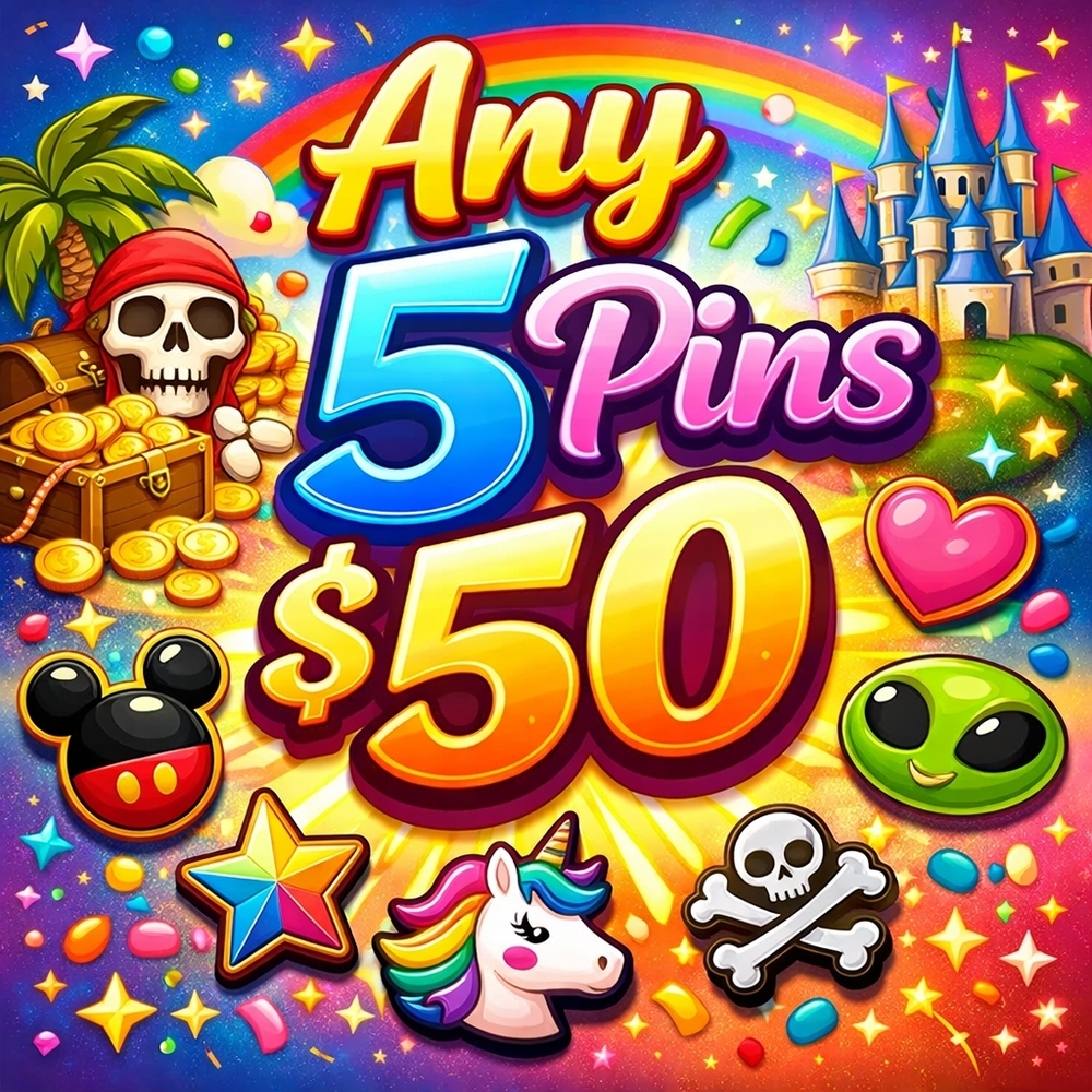 ANY 5 Pins For $50!